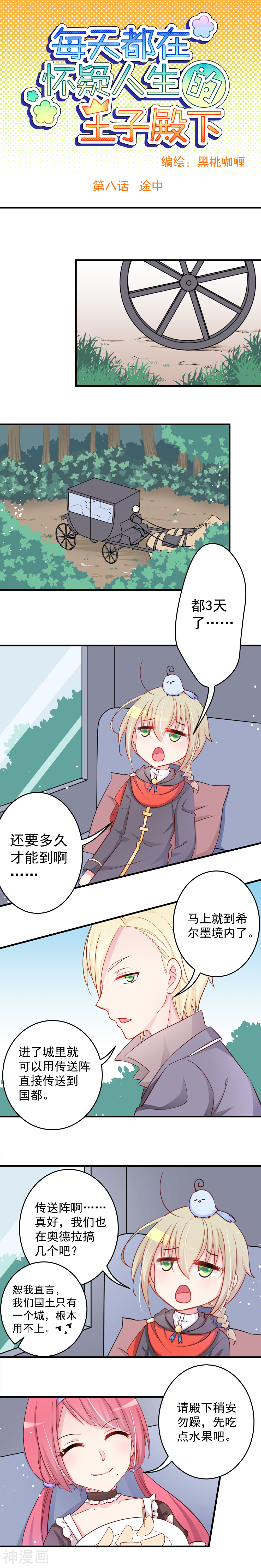 每天都在怀疑人生的王子殿下韩漫全集-第8话 途中无删减无遮挡章节图片 